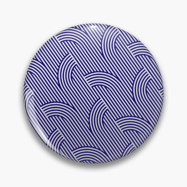 Item preview, Blue Geometric Stripe Seamless Repeating Continuous Pattern Textile  designed and sold by Alchemy-A-La-G.