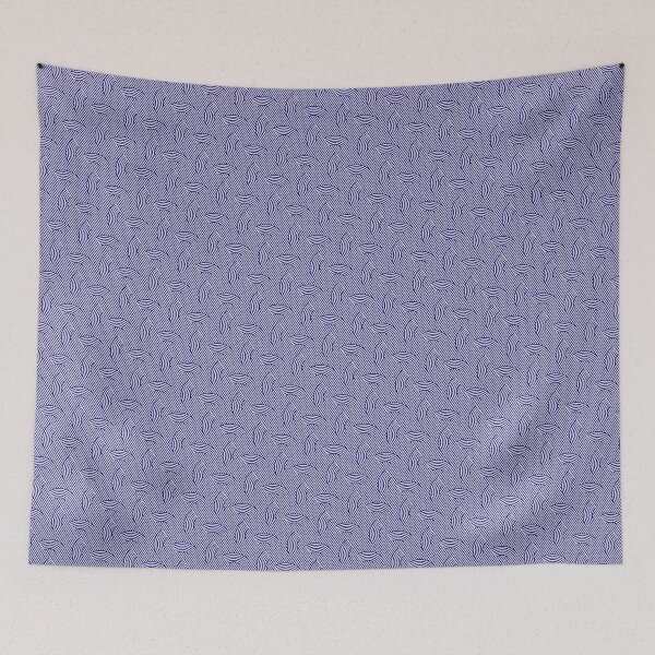 Item preview, Blue Geometric Stripe Seamless Repeating Continuous Pattern Textile  designed and sold by Alchemy-A-La-G.