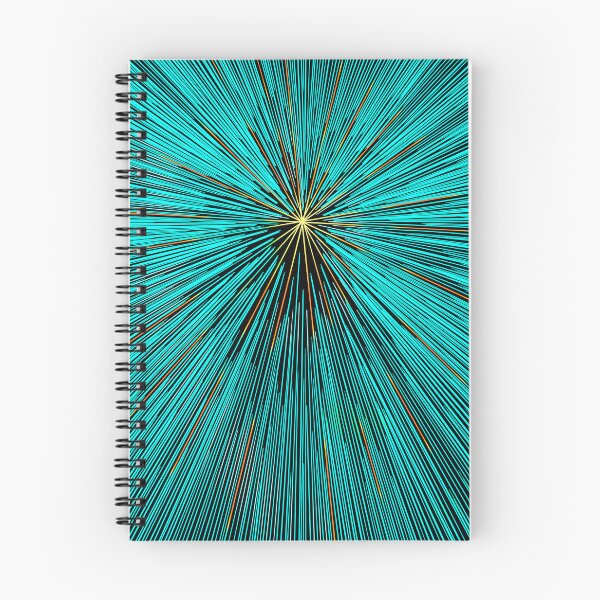 Item preview, Colorful Hyperdrive explosion - Turquoise with yellow highlights version designed and sold by DaveDanchuk.
