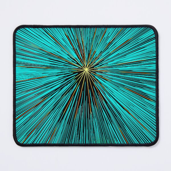 Item preview, Colorful Hyperdrive explosion - Turquoise with yellow highlights version designed and sold by DaveDanchuk.