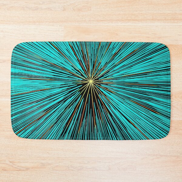 Item preview, Colorful Hyperdrive explosion - Turquoise with yellow highlights version designed and sold by DaveDanchuk.