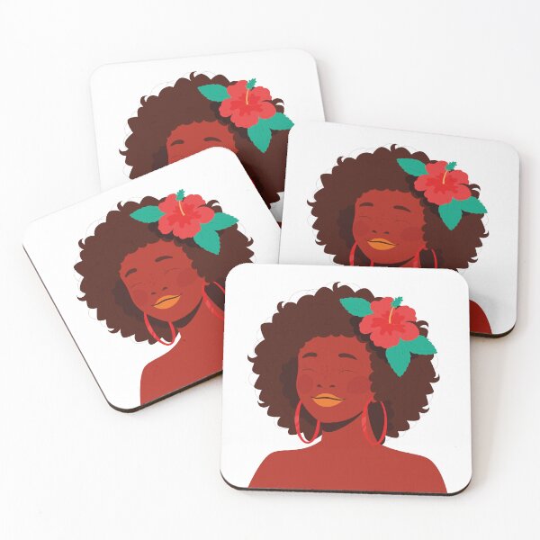 Item preview, Joyful Black Woman Portrait designed and sold by OpsDesing.