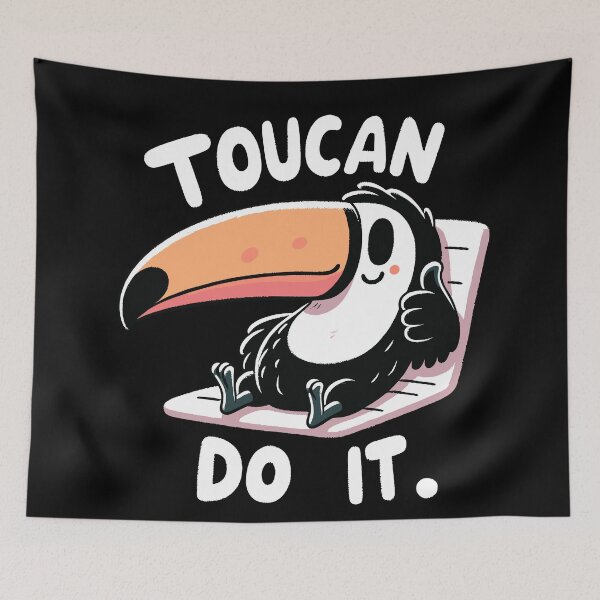 Item preview, You can do it Toucan designed and sold by DoodleDashShop.