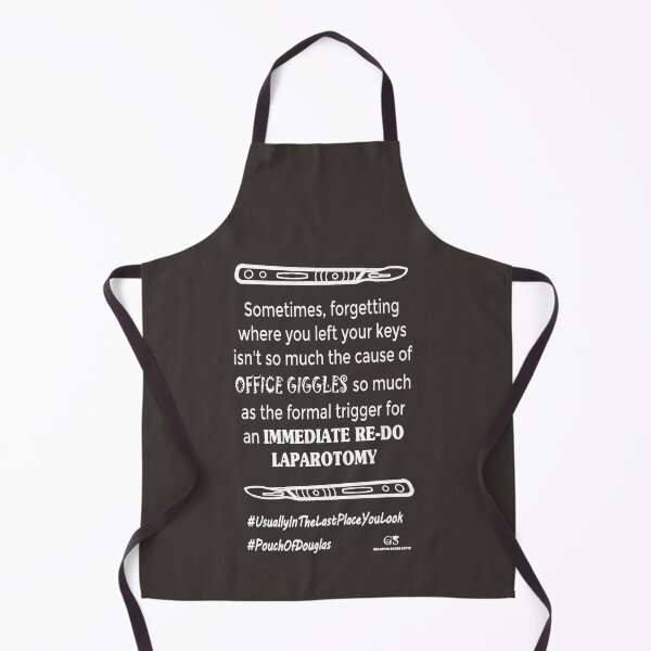 Item preview, The forgetful surgeon - white text designed and sold by Gelastic.