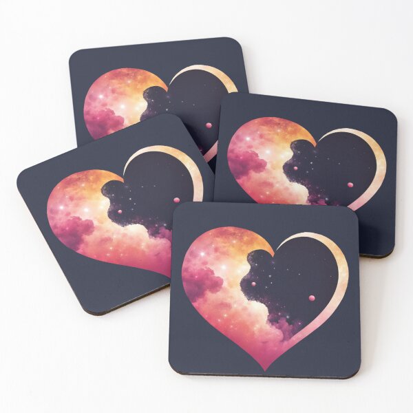 Item preview, Nebula Heart: Harmony in Light and Dark designed and sold by Sensepiphoria.