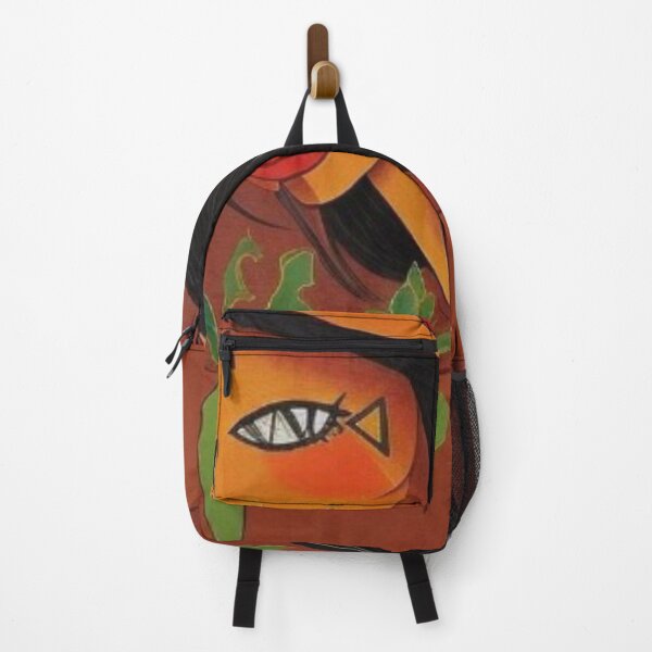 Item preview, Abstract face with fish and roots designed and sold by MisaNovak.