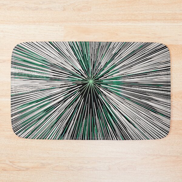 Item preview, Colorful Hyperdrive explosion - Black and White with Green highlights version designed and sold by DaveDanchuk.