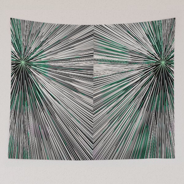 Item preview, Colorful Hyperdrive explosion - Black and White with Green highlights version designed and sold by DaveDanchuk.