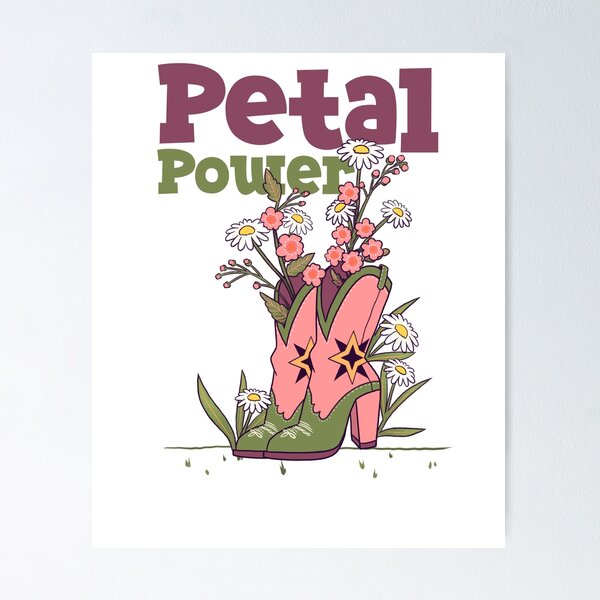 Item preview, Petal Power Blossoming Floral Boots Nature designed and sold by ElLocoMus.
