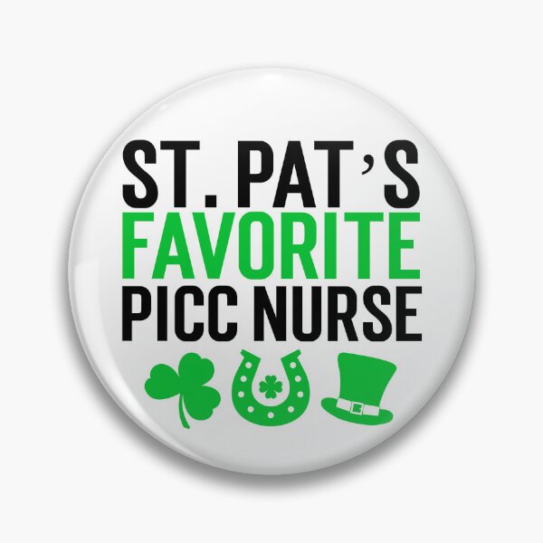 Item preview, St. Patrick's Day PICC Nurse designed and sold by Whackadoodletee.