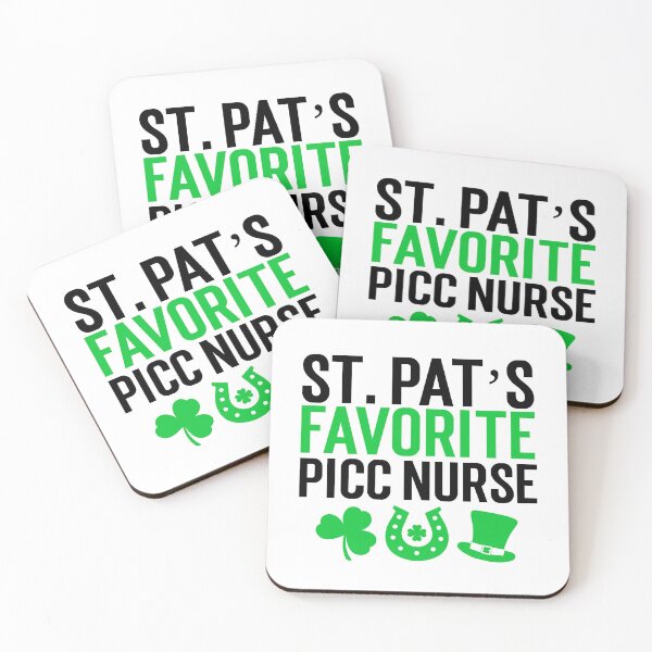 Item preview, St. Patrick's Day PICC Nurse designed and sold by Whackadoodletee.