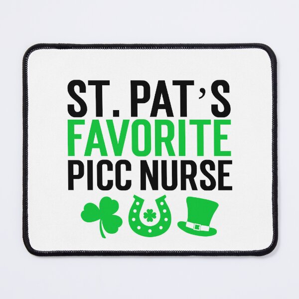 Item preview, St. Patrick's Day PICC Nurse designed and sold by Whackadoodletee.