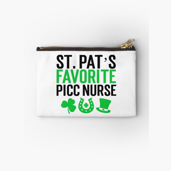 Item preview, St. Patrick's Day PICC Nurse designed and sold by Whackadoodletee.