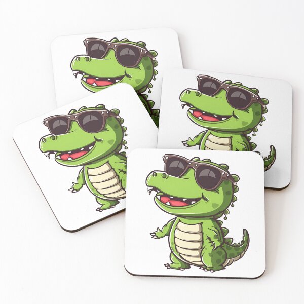 Item preview, crocodile with sunglasses designed and sold by Alexcomp-art.