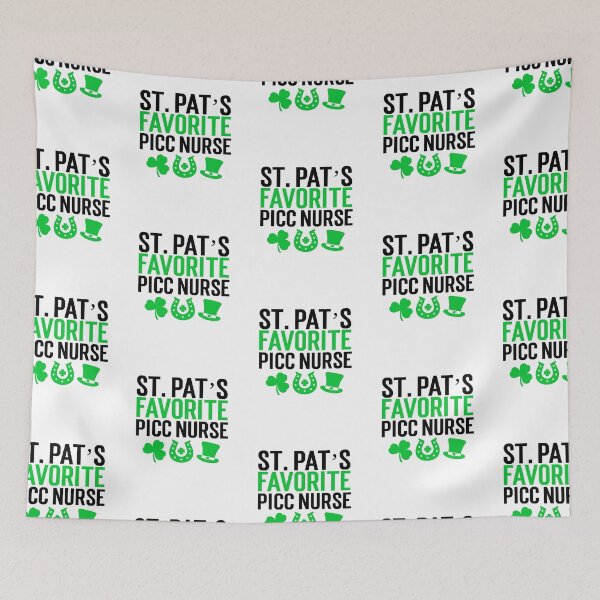 Item preview, St. Patrick's Day PICC Nurse designed and sold by Whackadoodletee.