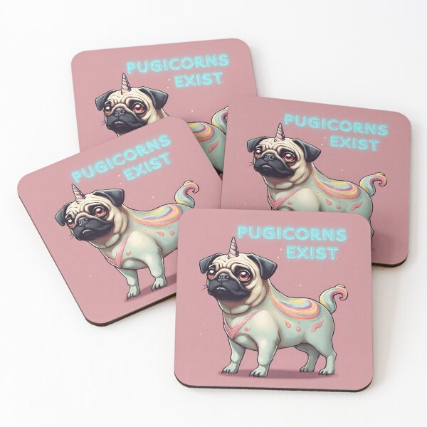 Item preview, Pugicorns DO Exist designed and sold by Sheree Davis.