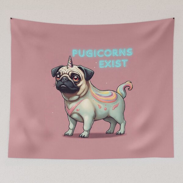 Item preview, Pugicorns DO Exist designed and sold by Sheree Davis.