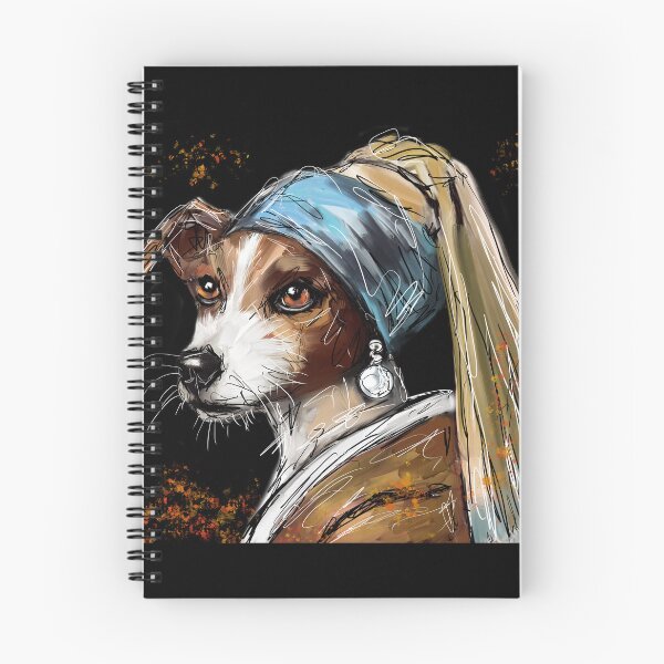 Item preview, Jack Russell with a Pearl Earring designed and sold by TraceyMackieArt.