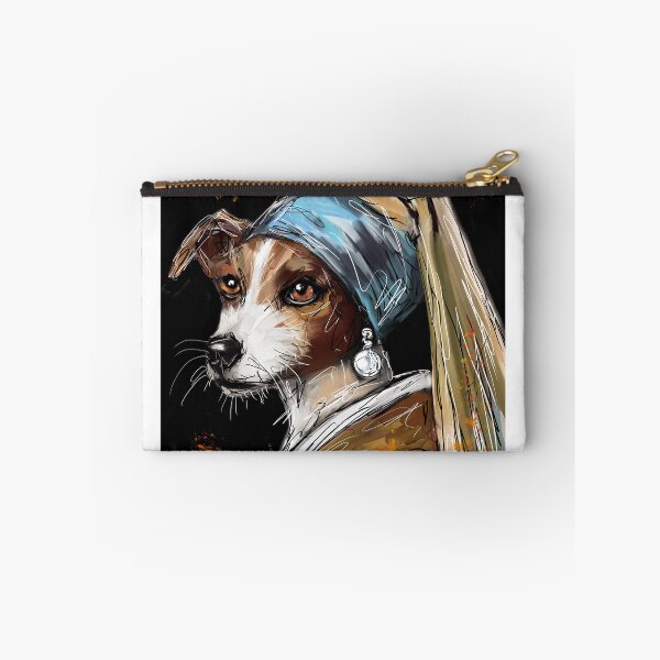 Item preview, Jack Russell with a Pearl Earring designed and sold by TraceyMackieArt.