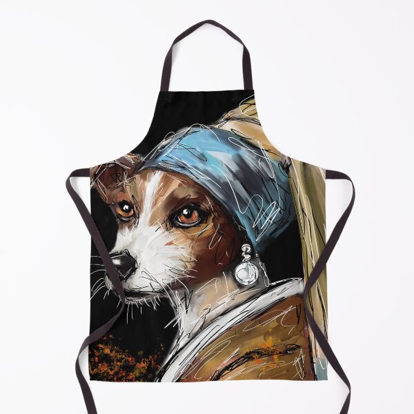 Item preview, Jack Russell with a Pearl Earring designed and sold by TraceyMackieArt.