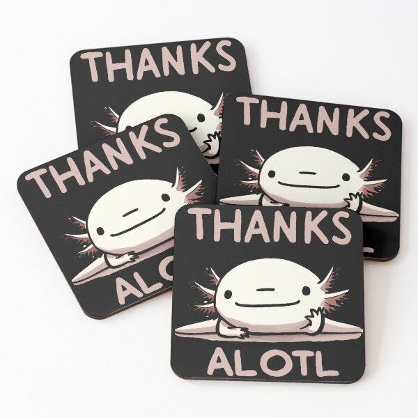 Item preview, Thanks Axolotl designed and sold by DoodleDashShop.