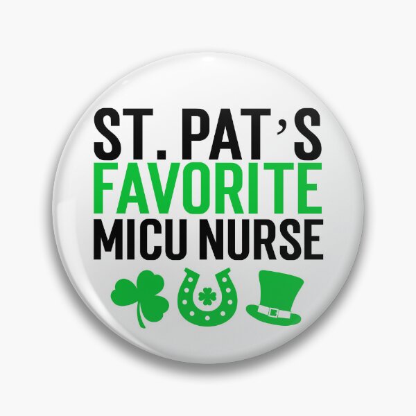 Item preview, St. Patrick's Day MICU Nurse designed and sold by Whackadoodletee.