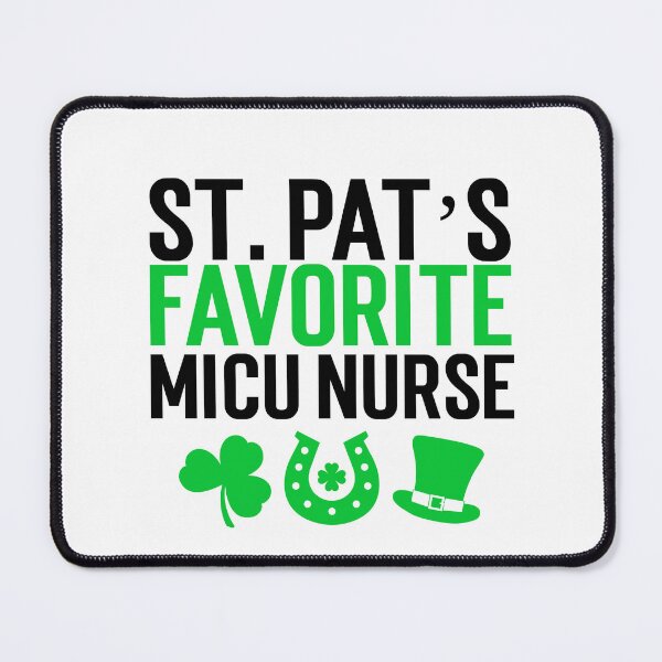 Item preview, St. Patrick's Day MICU Nurse designed and sold by Whackadoodletee.