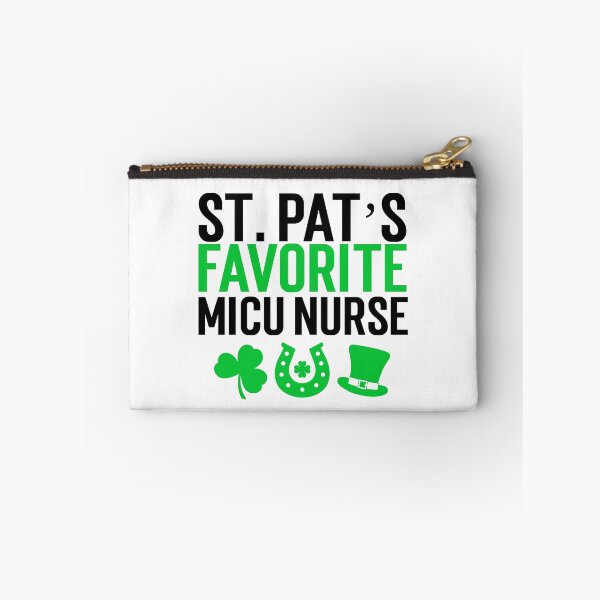 Item preview, St. Patrick's Day MICU Nurse designed and sold by Whackadoodletee.