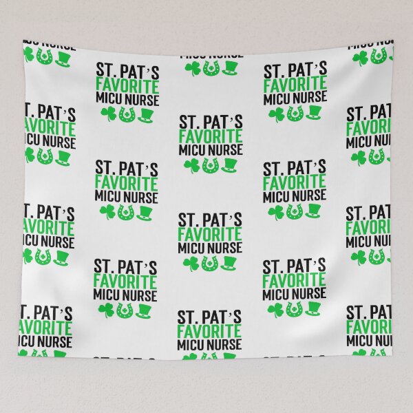 Item preview, St. Patrick's Day MICU Nurse designed and sold by Whackadoodletee.