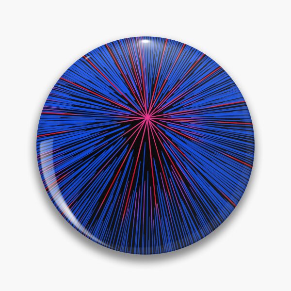 Item preview, Colorful Hyperdrive explosion - dark blue with neon red highlights version designed and sold by DaveDanchuk.