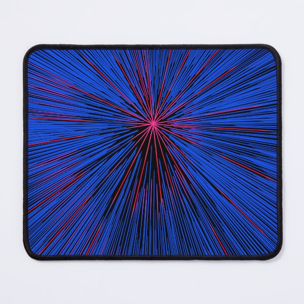 Item preview, Colorful Hyperdrive explosion - dark blue with neon red highlights version designed and sold by DaveDanchuk.