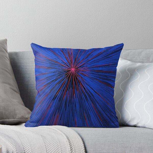 Item preview, Colorful Hyperdrive explosion - dark blue with neon red highlights version designed and sold by DaveDanchuk.