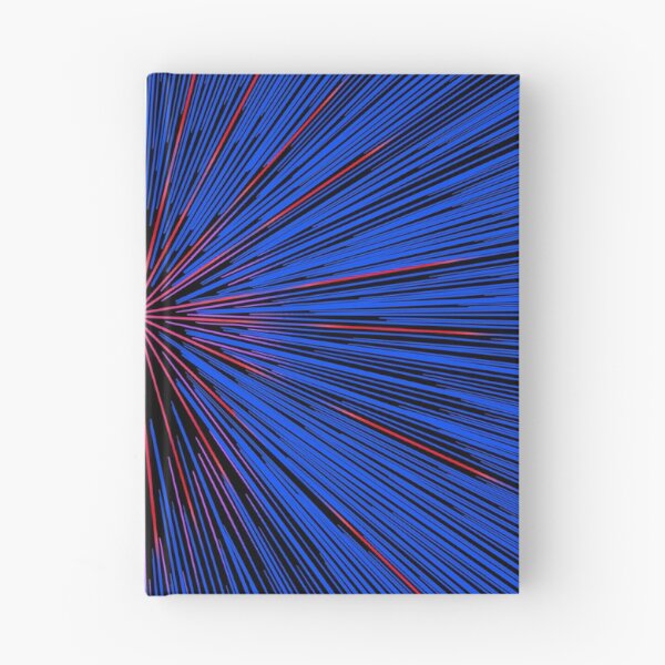 Item preview, Colorful Hyperdrive explosion - dark blue with neon red highlights version designed and sold by DaveDanchuk.
