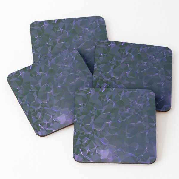 Item preview, Indigo triangle geometric irregular pattern designed and sold by Fyleth.