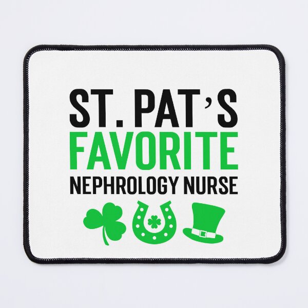 Item preview, St. Patrick's Day Nephrology Nurse designed and sold by Whackadoodletee.