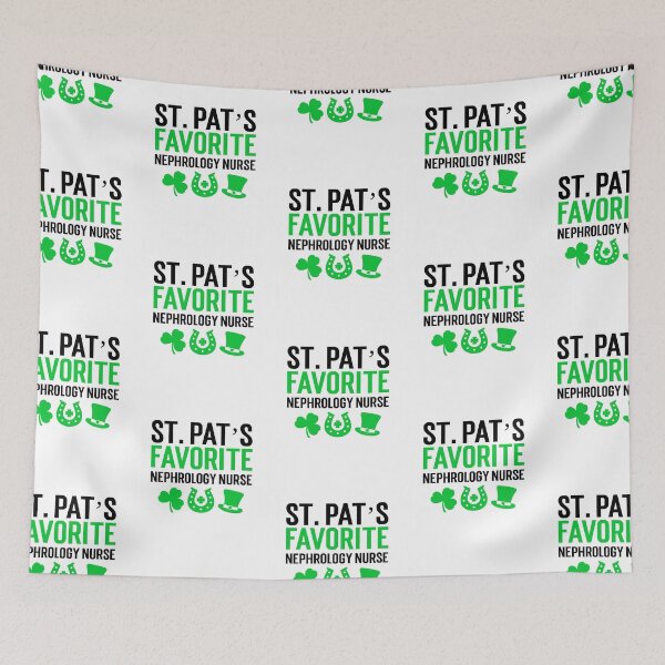 Item preview, St. Patrick's Day Nephrology Nurse designed and sold by Whackadoodletee.
