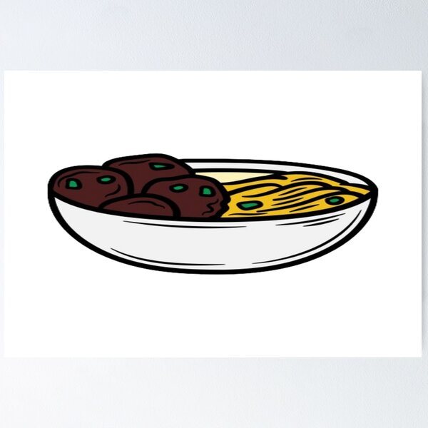 Item preview, Spaghetti and meatballs  designed and sold by Ultorcorp90.