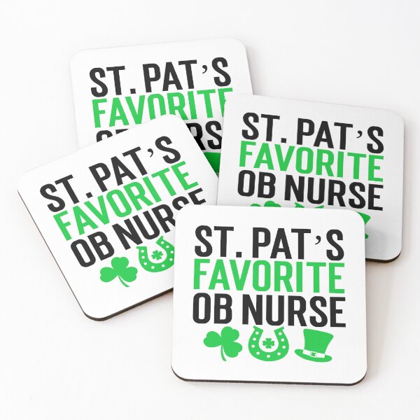 Item preview, St. Patrick's Day OB Nurse designed and sold by Whackadoodletee.