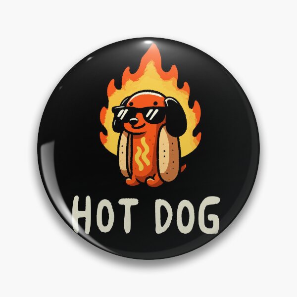 Artikelvorschau, Hotdog Doodle Hot Dog entworfen und verkauft von DoodleDashShop.