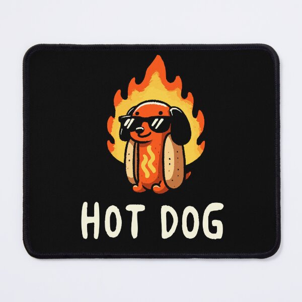 Item preview, Hot dog doodle hot dog designed and sold by DoodleDashShop.