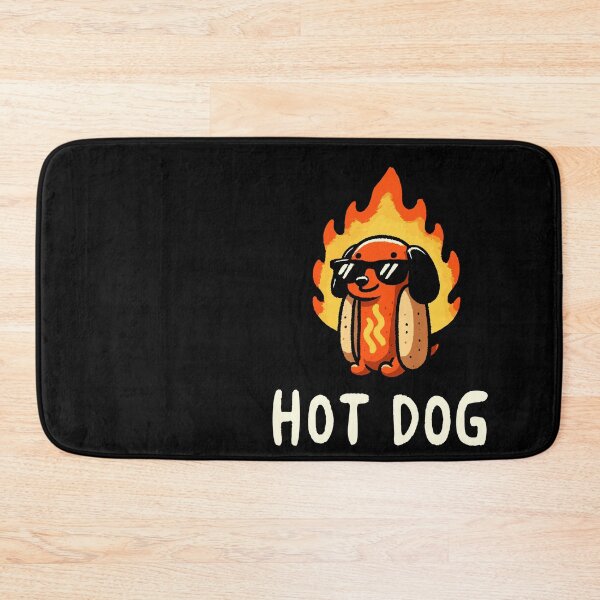 Item preview, Hot dog doodle hot dog designed and sold by DoodleDashShop.