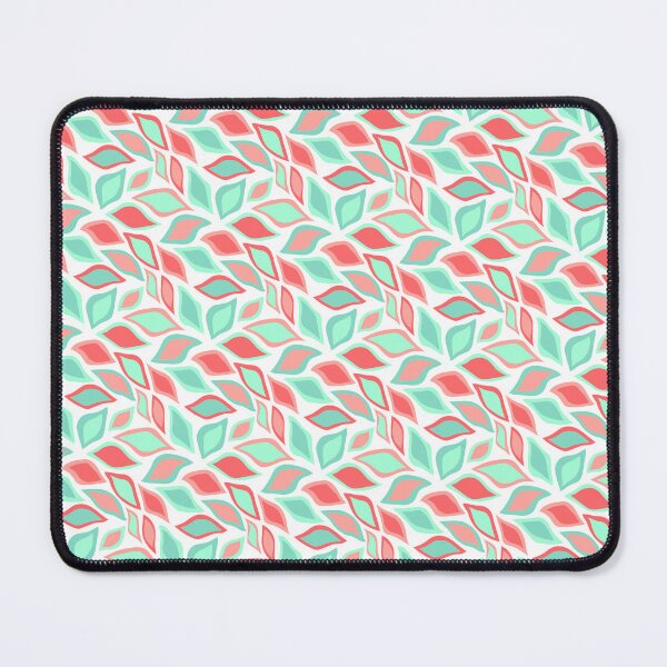 Item preview, Green & Pink Leaves Seamless Repeating Continuous Pattern Textile  designed and sold by Alchemy-A-La-G.