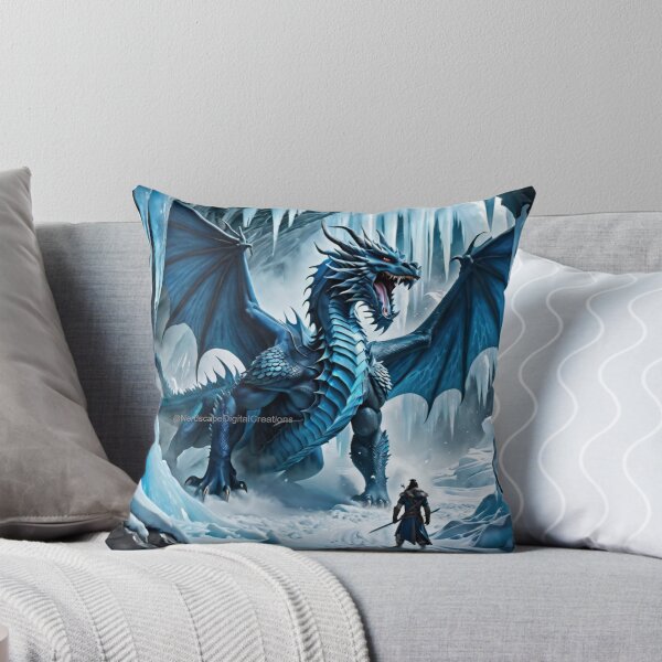 Item preview, An Ice Dragon in it's Cave designed and sold by NerdscapeDC.