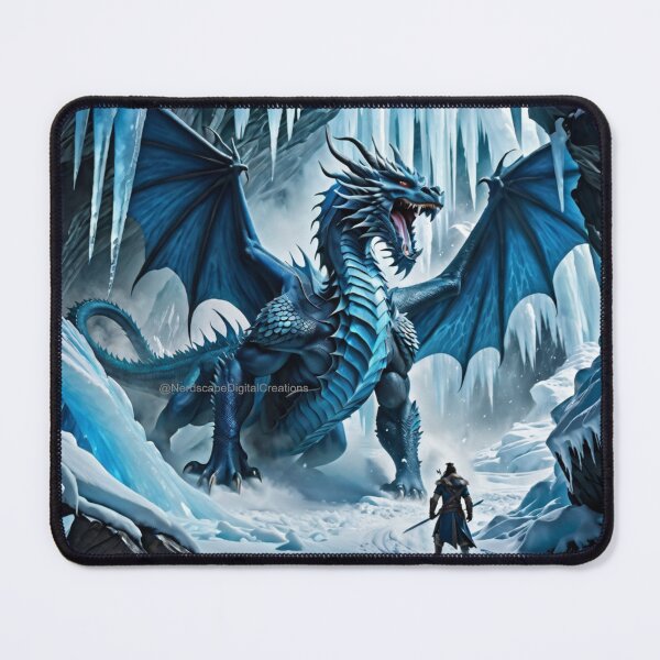 Item preview, An Ice Dragon in it's Cave designed and sold by NerdscapeDC.