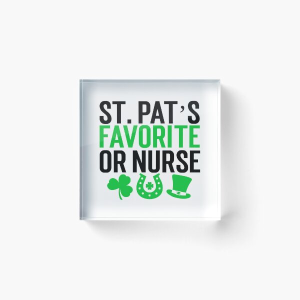 Item preview, St. Patrick's Day OR Nurse designed and sold by Whackadoodletee.