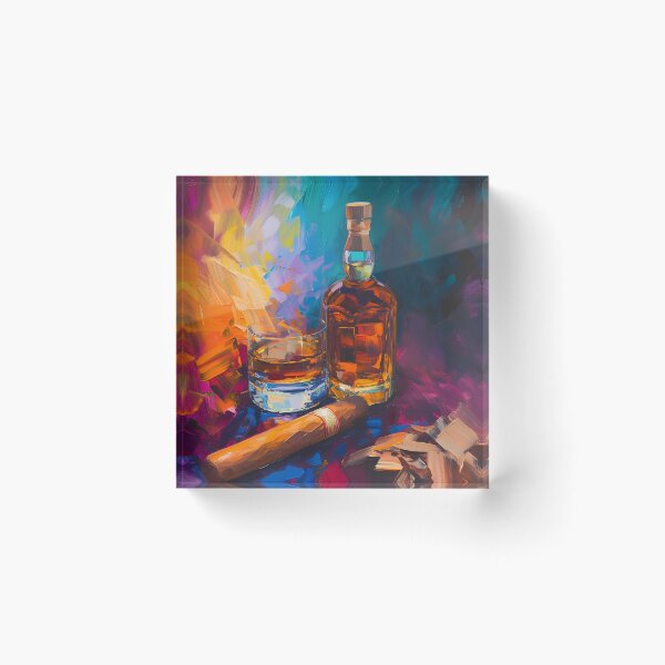 Artikelvorschau, Schwelge in Schwung – Eine Symphonie aus lebendigem Whisky und generativer Zigarrenfeier entworfen und verkauft von OlfactoART Studio.