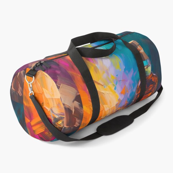 Item preview, Revelry in Strokes- A Symphony of Vibrant Whiskey and Cigar Celebration Generative AI designed and sold by OlfactoART Studio.