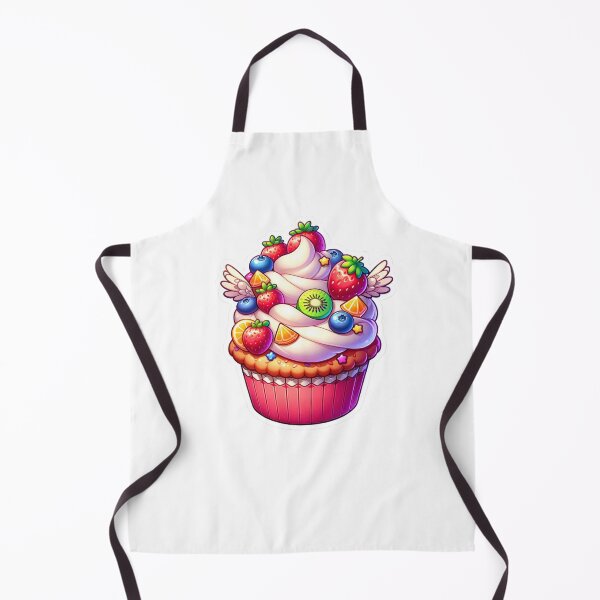 Item preview, Magical Fruit-Topped Cupcake Sticker designed and sold by mymagicstoreus.