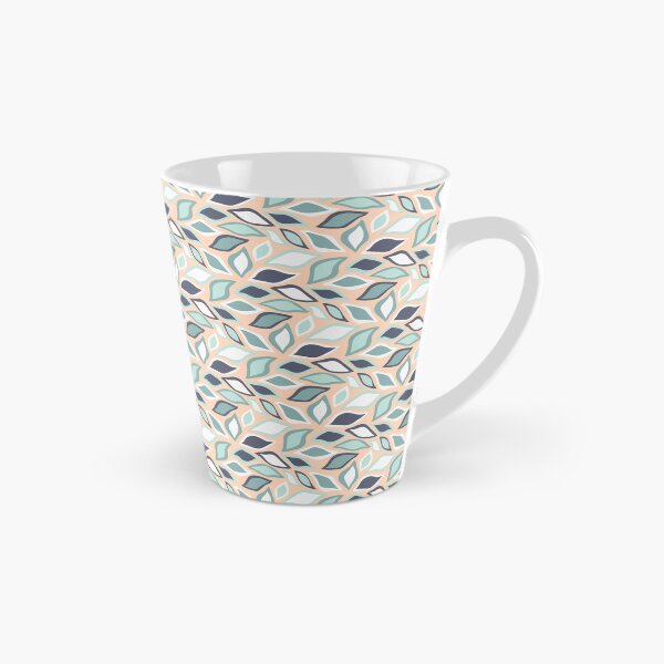 Item preview, Peach & Green Leaves Seamless Repeating Continuous Pattern Textile  designed and sold by Alchemy-A-La-G.