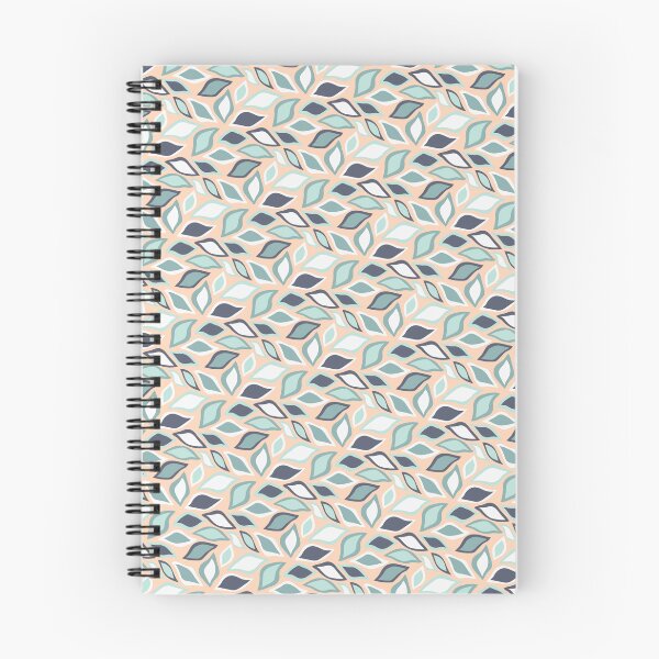 Item preview, Peach & Green Leaves Seamless Repeating Continuous Pattern Textile  designed and sold by Alchemy-A-La-G.